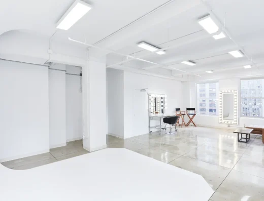 NYC cyclorama studio with natural daylight
