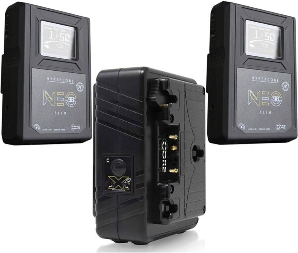 2x Hypercore NEO 98Wh Gold Mount Batteries + Dual charger