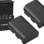 Canon LP-E6 Batteries (2x) + LC-E6 Charger