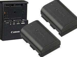 8 Canon LP-E6 Batteries (2x) + LC-E6 Charger