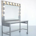Hollywood Makeup station -Stainless steel 4'