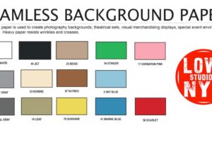 Onsite Seamless paper background | Standard 9ft pull