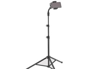 Smartphone holder on heavy duty stand
